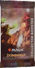 MTG Dominaria Remastered COLLECTOR Booster Pack